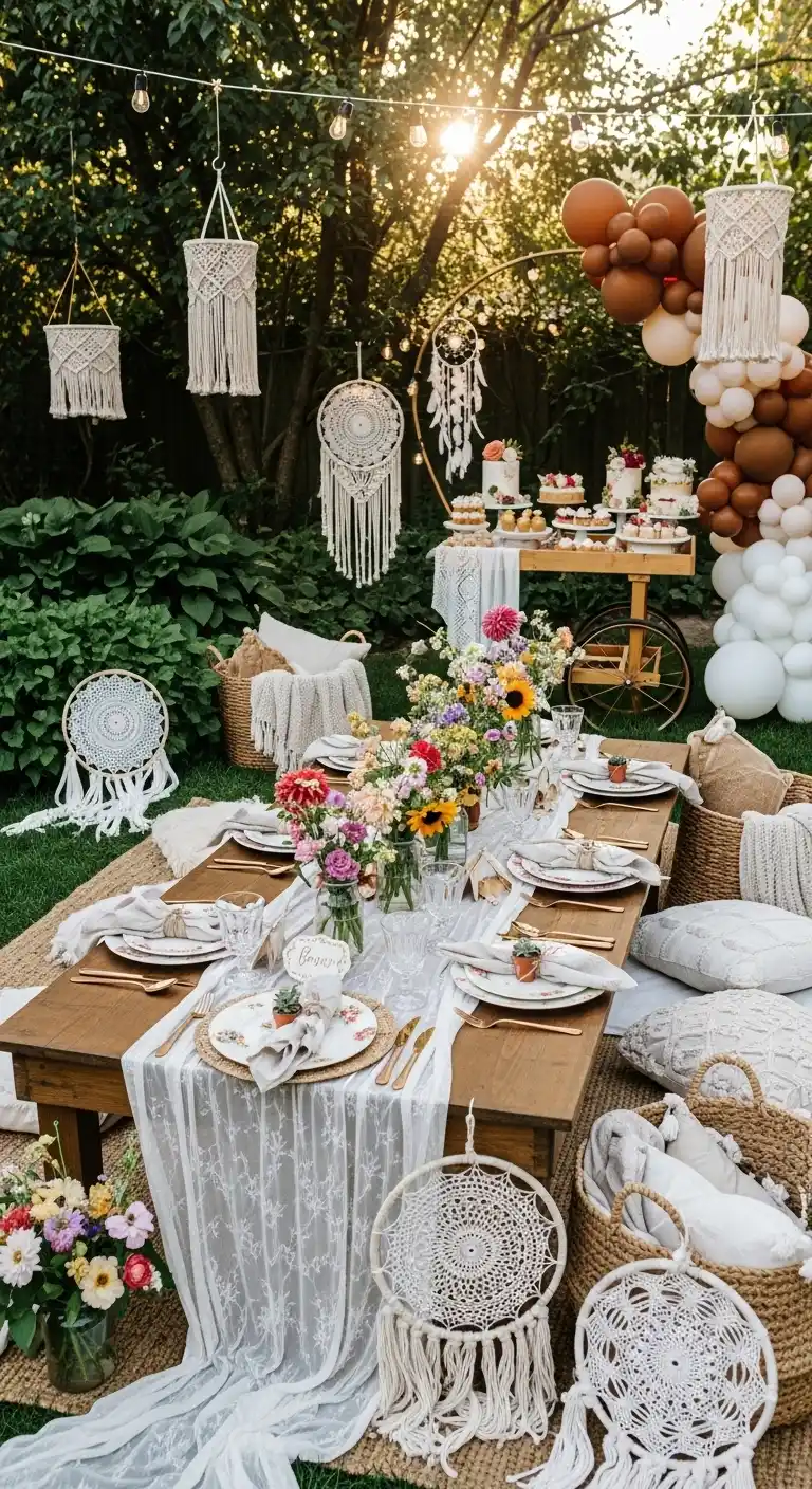 23 Unique Birthday Party Themes for Women You’ll Adore 5 1. Boho Chic Garden Party