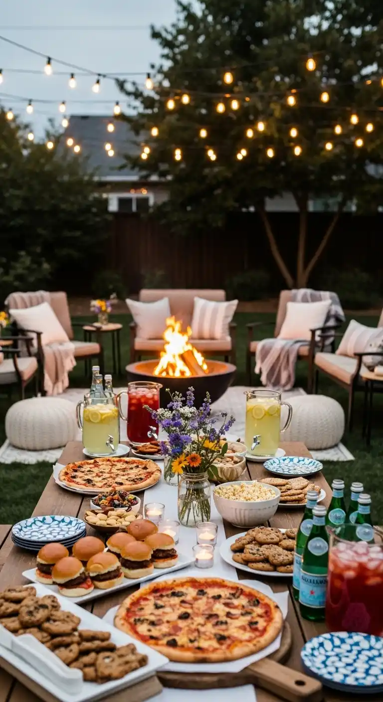 Housewarming Party Ideas: 19 Creative Ways to Celebrate 5 1. Cozy Backyard Gathering