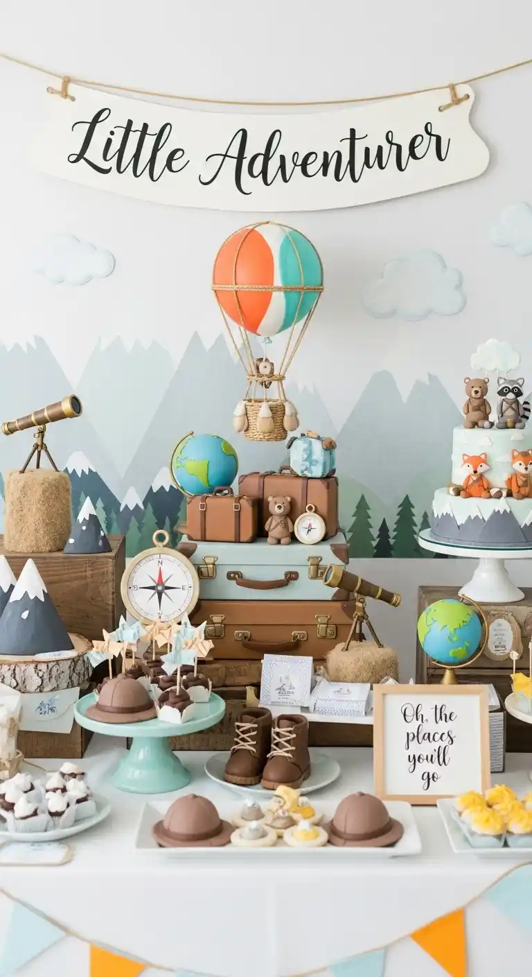 Boy Baby Shower Themes: 21 Unique Ways to Throw a Party 5 1. Little Adventurer Theme