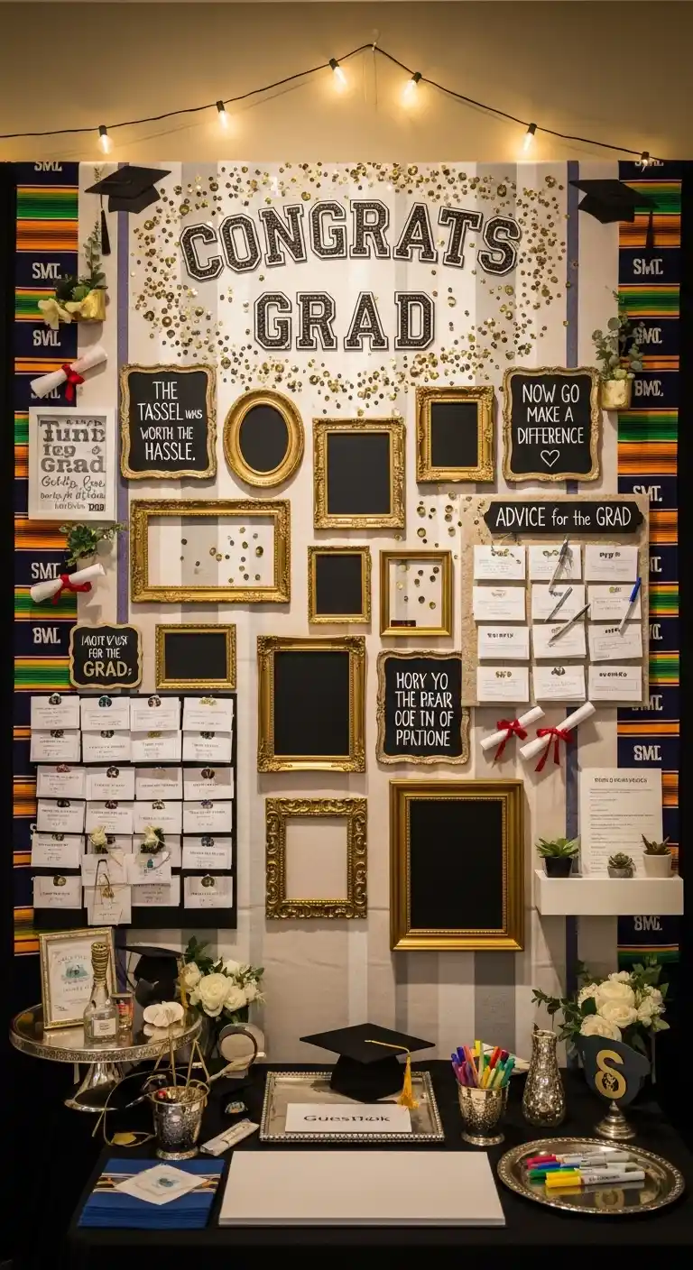 College Graduation Party Ideas: 23 Fun Ways to Celebrate 5 1. Milestone Memory Wall Experience