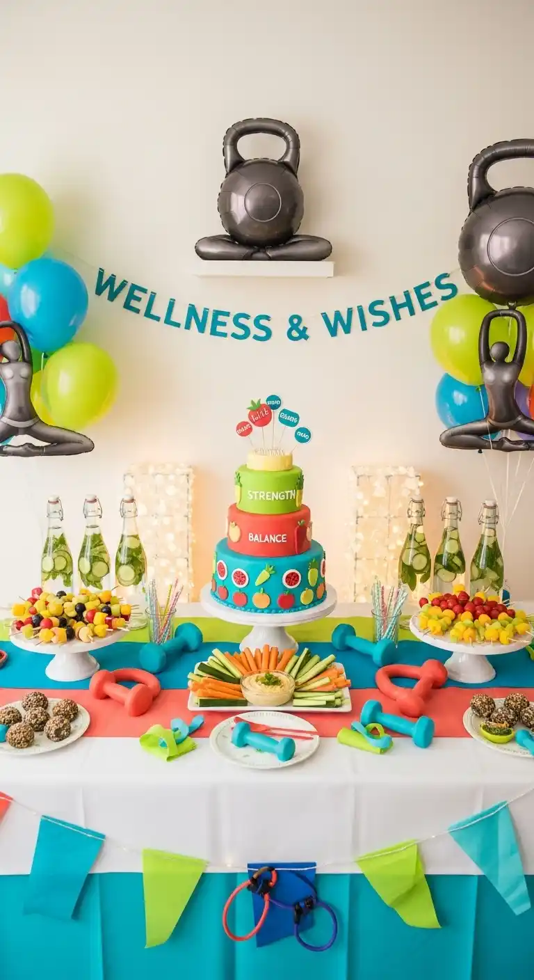 23 Unique Birthday Party Themes for Women You’ll Adore 14 10. Fitness and Wellness Birthday Bash