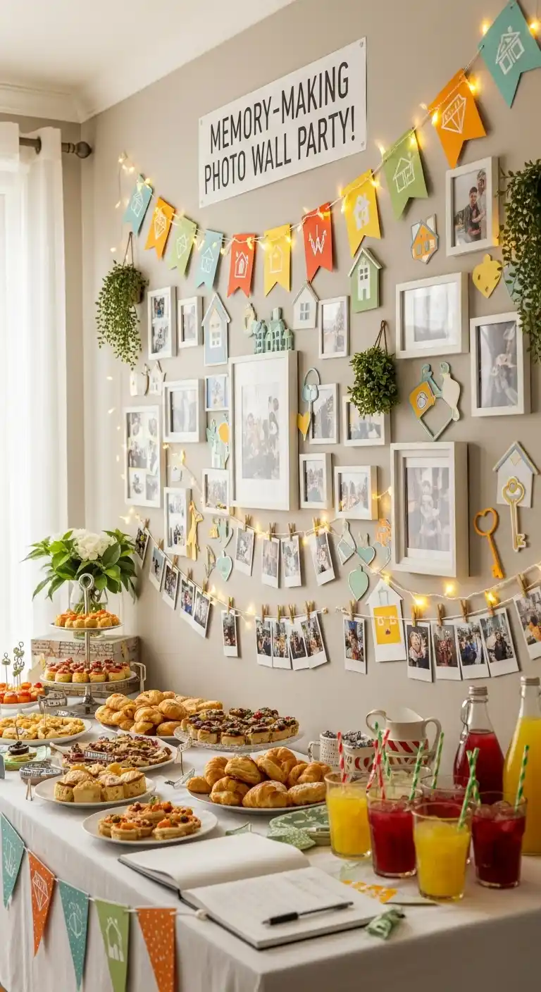 Housewarming Party Ideas: 19 Creative Ways to Celebrate 14 10. Memory-Making Photo Wall Party