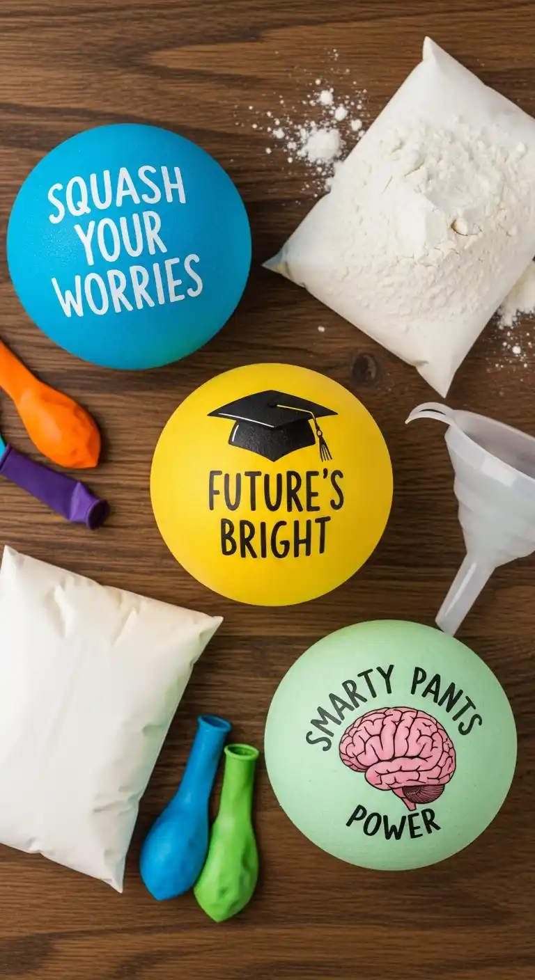 27 Simple DIY Graduation Party Decorations to Try 15 11. DIY Stress Balls for College-Bound Students