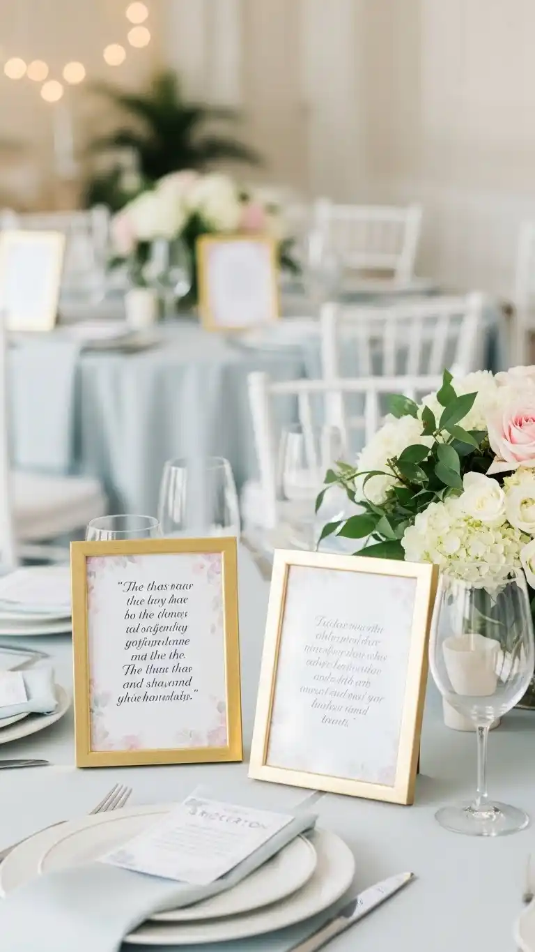 Bridgerton Party Ideas: 21 Elegant Themes and Decor Tips 15 11. Frame Character-Inspired Quote Cards