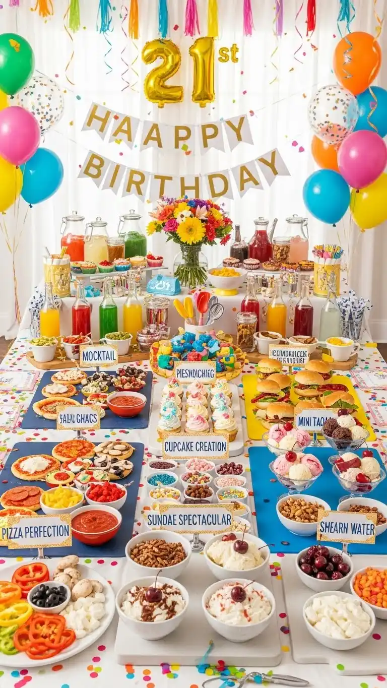 17 Creative 21st Birthday Party Ideas to Wow Your Guests 15 11. Interactive Cooking or Baking Party