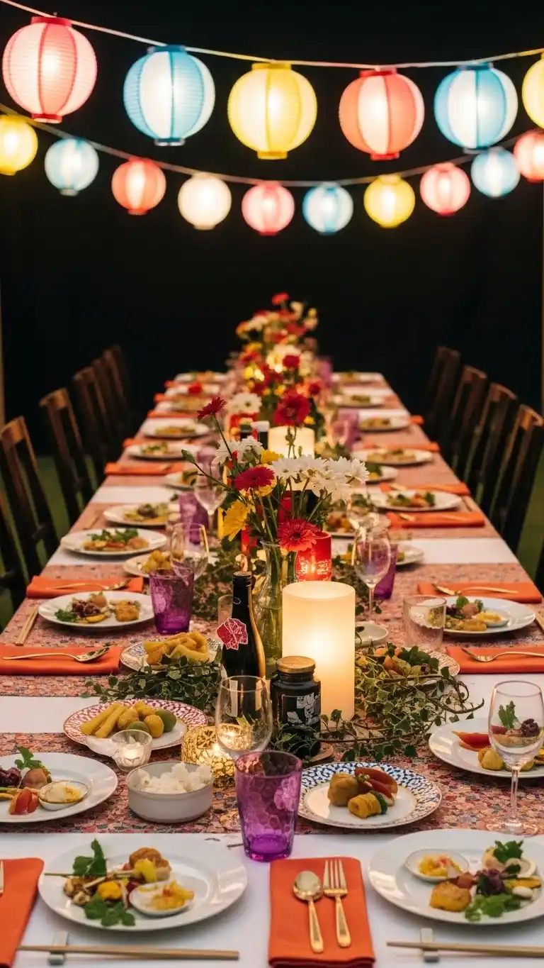 23 Dinner Party Theme Ideas That Make Every Night Special 15 11. Japanese Street Food Festival Dinner Party Theme