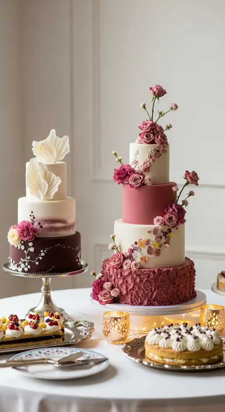 Extravagant Wedding Ideas: 25 Luxe & Stunning Inspirations 16 12. Artisan Dessert Experiences and Sculptural Displays