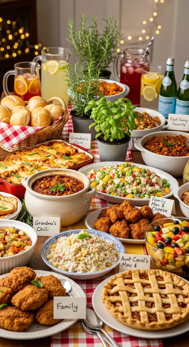 Housewarming Party Ideas: 19 Creative Ways to Celebrate 16 12. Bring-A-Dish Family Favorites Party