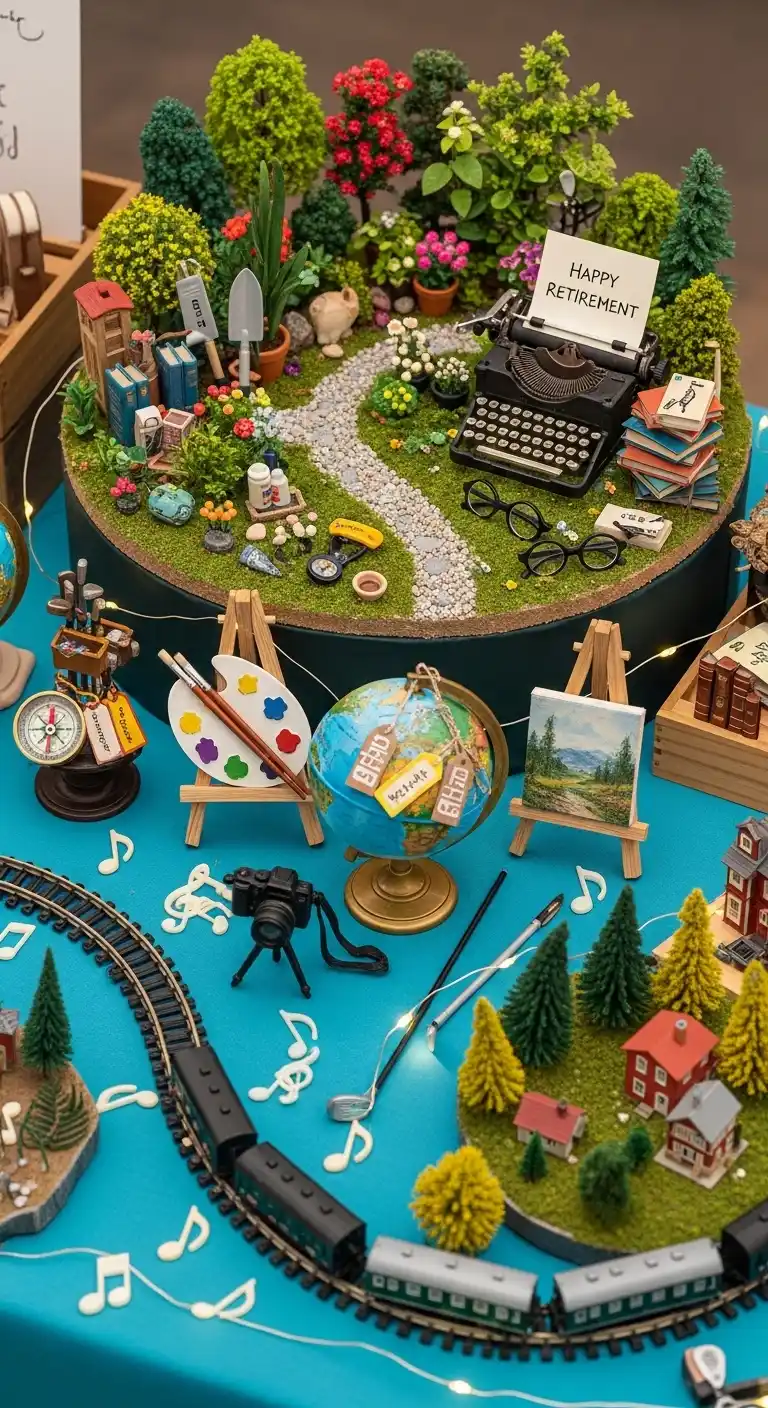 Retirement Party Decorations: 21 Stylish Ideas to Try 16 12. Hobby-Themed Table Accents