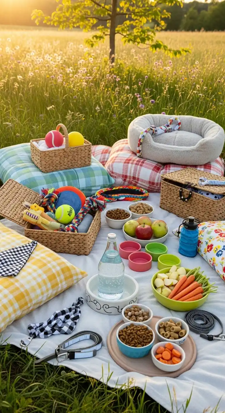 23 Easy Picnic Party Ideas to Try Now 16 12. Pet-Friendly Picnic