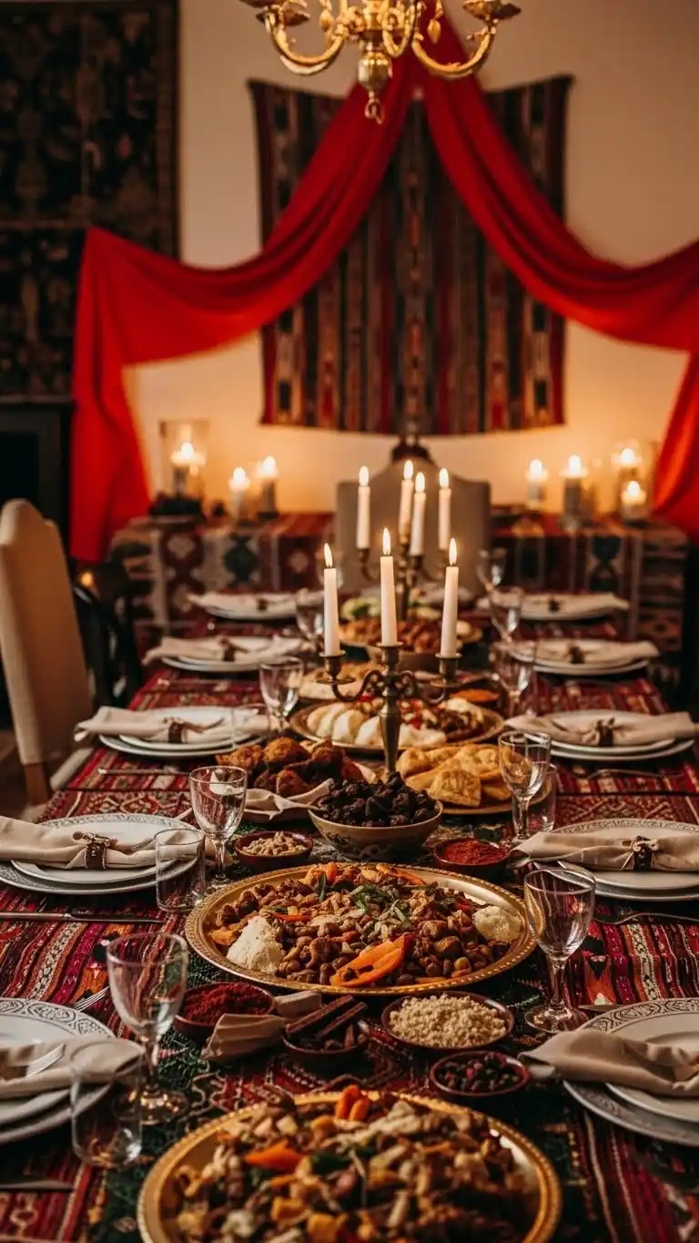 23 Dinner Party Theme Ideas That Make Every Night Special 17 13. Middle Eastern Family Feast Dinner Party Theme