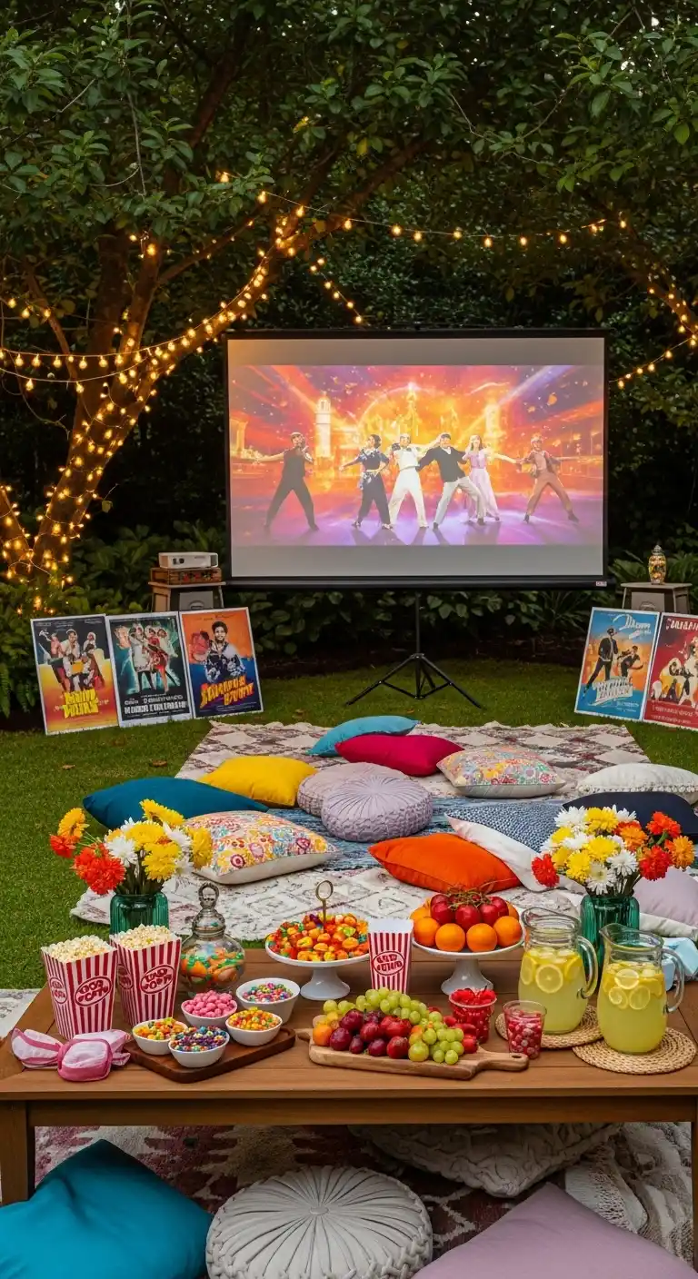 25 Simple + Stylish Movie Night Party Ideas 18 14. Musical Movie Night