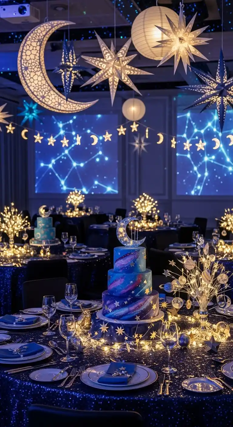 23 Unique Birthday Party Themes for Women You’ll Adore 18 14. Stars and Moon Celestial Night