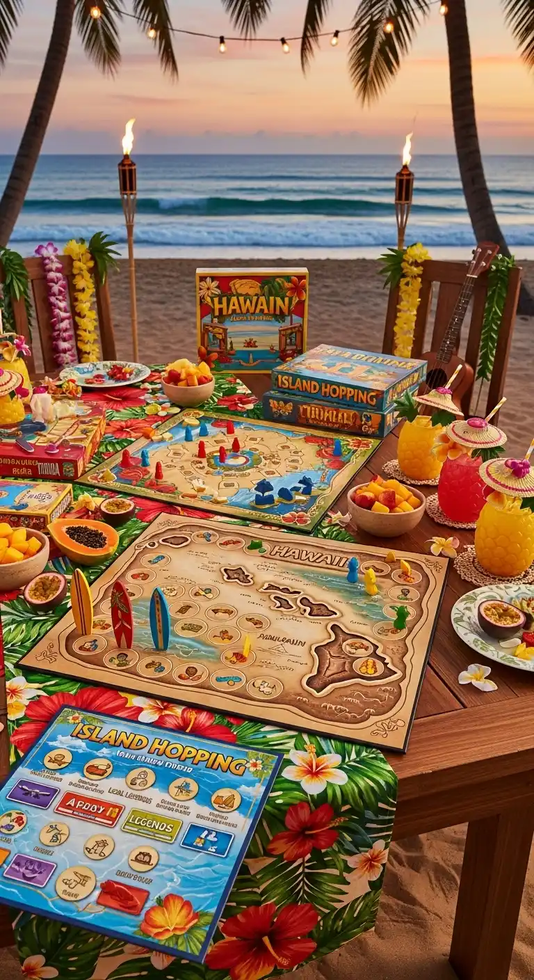 Hawaiian Birthday Party Ideas for Adults: 25 Fun Themes 19 15. Hawaiian Board Game and Trivia Night