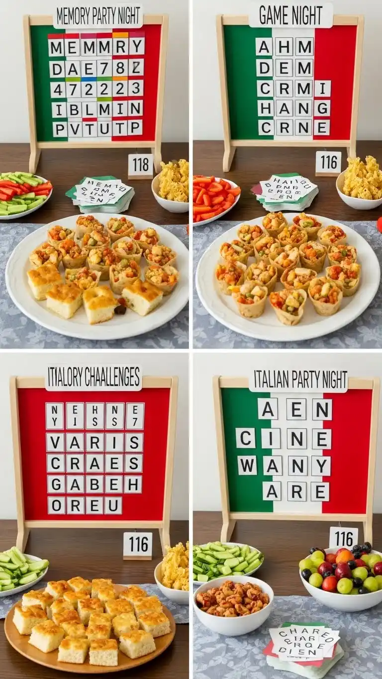 Italian Party Ideas: 19 Ways to Celebrate in Style 19 15. Italian-Inspired Game Night