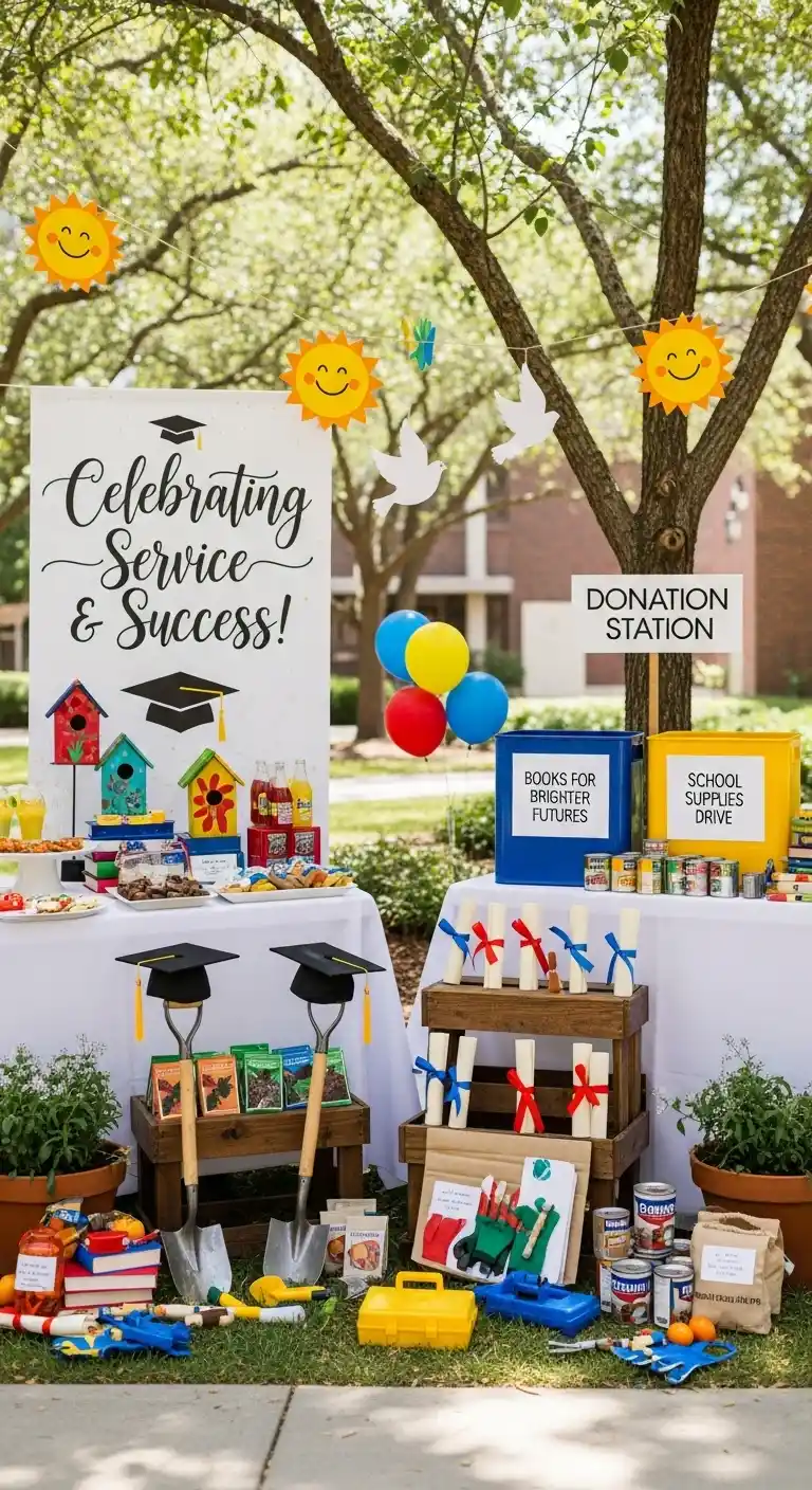 College Graduation Party Ideas: 23 Fun Ways to Celebrate 20 16. Community Service Celebration Event