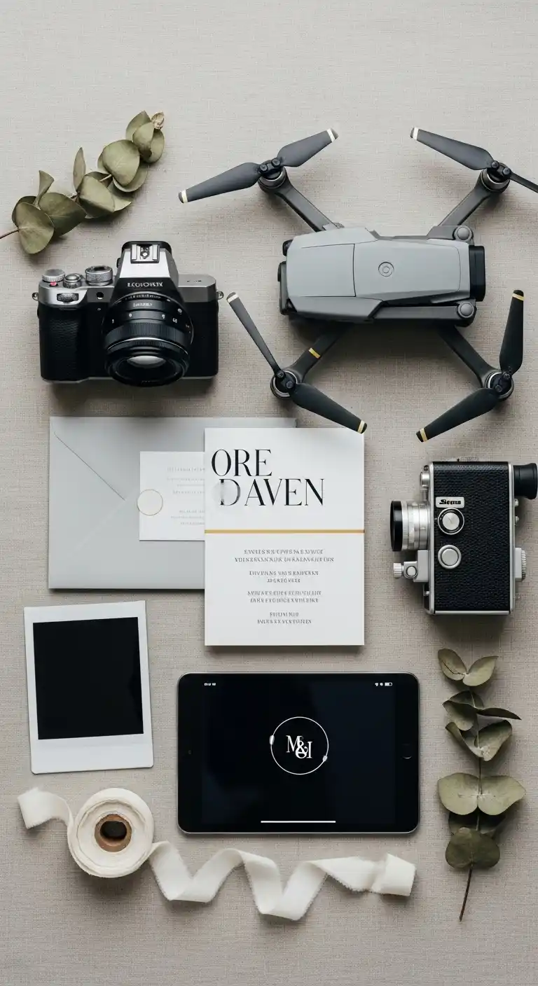 Modern Wedding Ideas: 19 Fresh & Stylish Inspirations 20 16. Contemporary Photo and Video Concepts