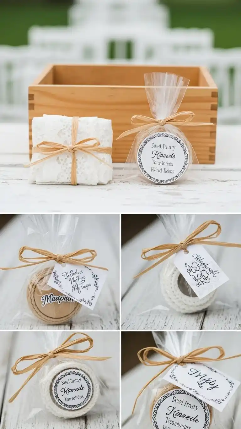 21 Small Intimate Wedding Ideas You’ll Adore 20 16. Offer Guests Personalized Keepsakes or Favors