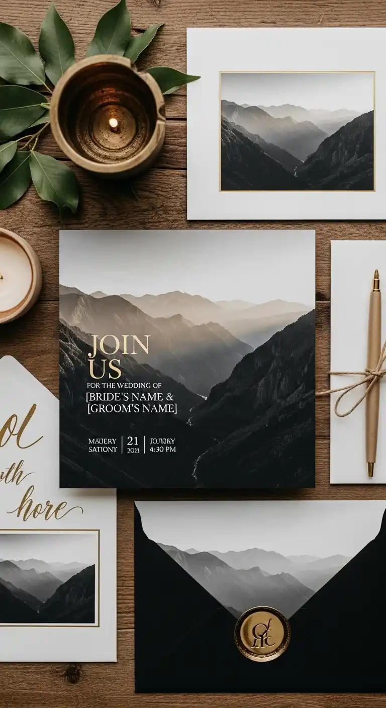 Stylish Wedding Invitations: 21 Chic Designs to Love 20 16. Photo-Based Invitation Designs