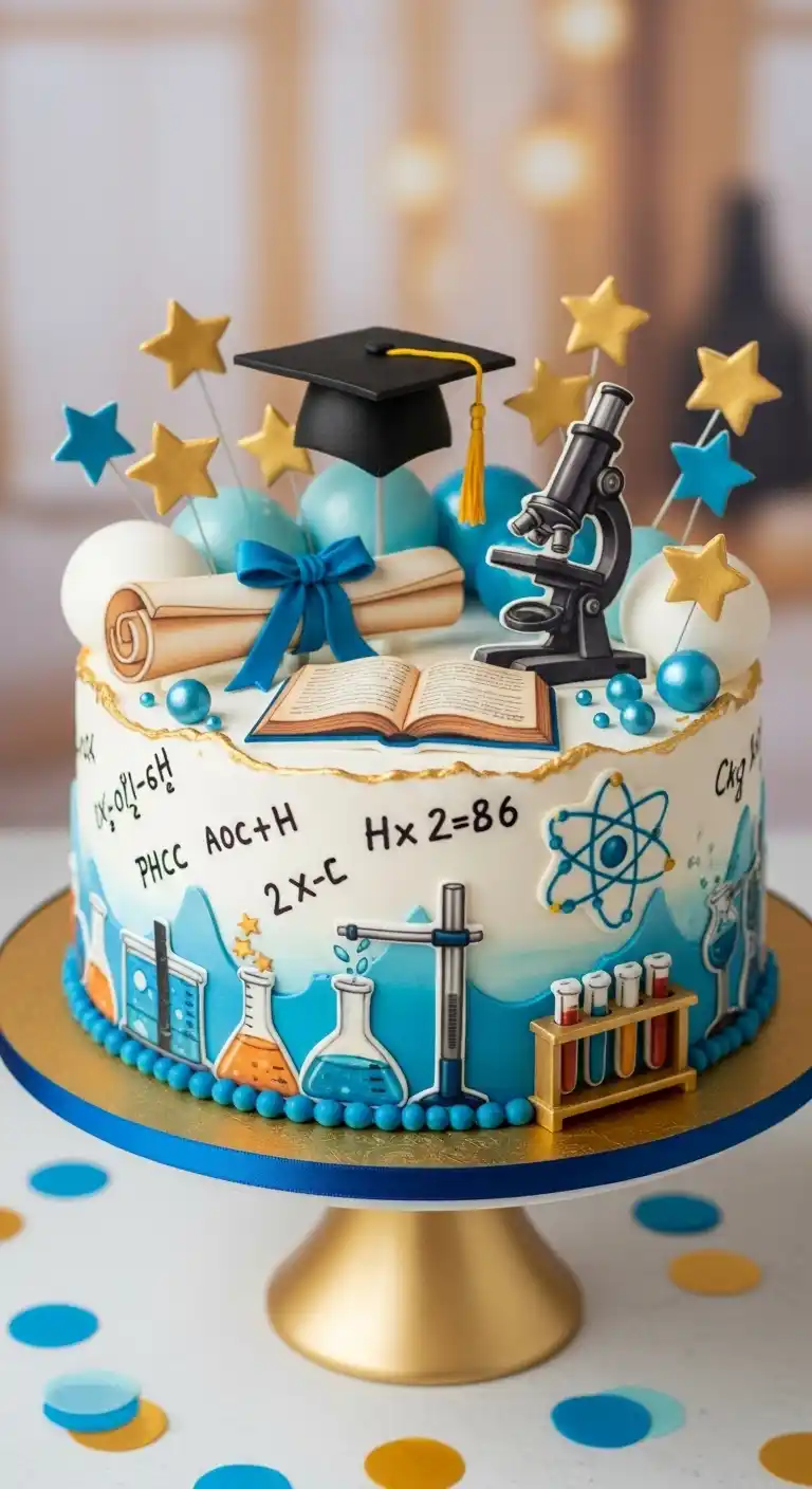 Graduation Cake Ideas: 27 Sweet & Stylish Picks 20 16. Themed Graduation Cake with Edible Images