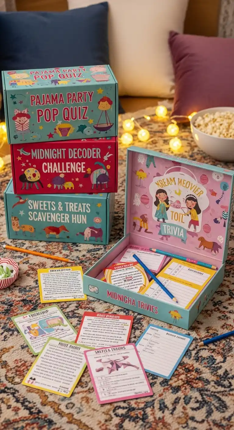 17 Easy Girls Sleepover Party Ideas for a Memorable Night 20 16. Themed Trivia and Quiz Games