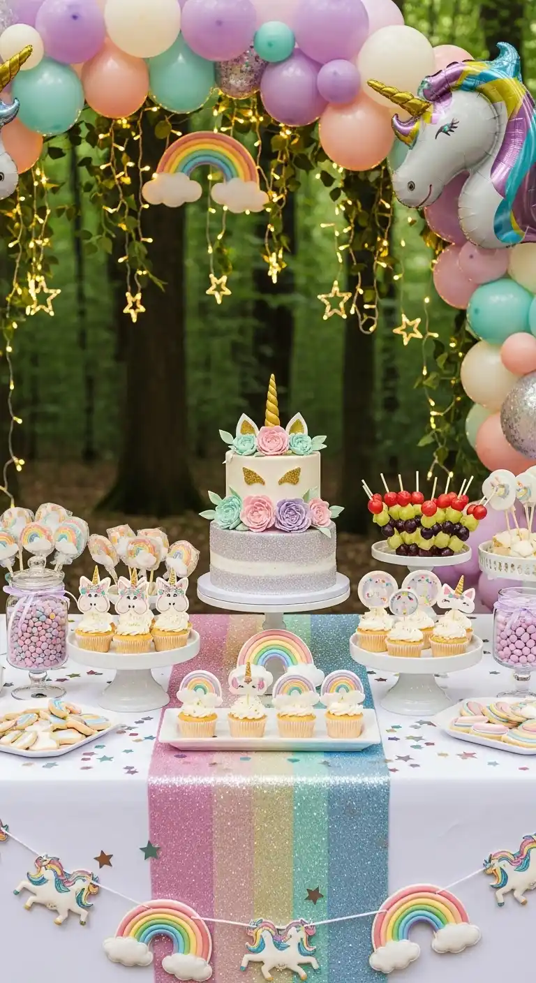 25 Girl Baby Shower Themes That Feel Fresh and Magical 20 16. Unicorn Magic Theme