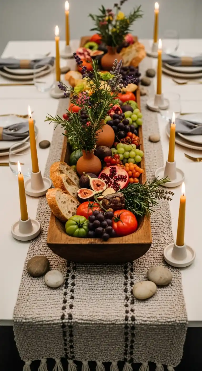 19 Easy Dinner Party Table Settings Inspirations 21 17. Artisanal Tableware and Handcrafted Décor