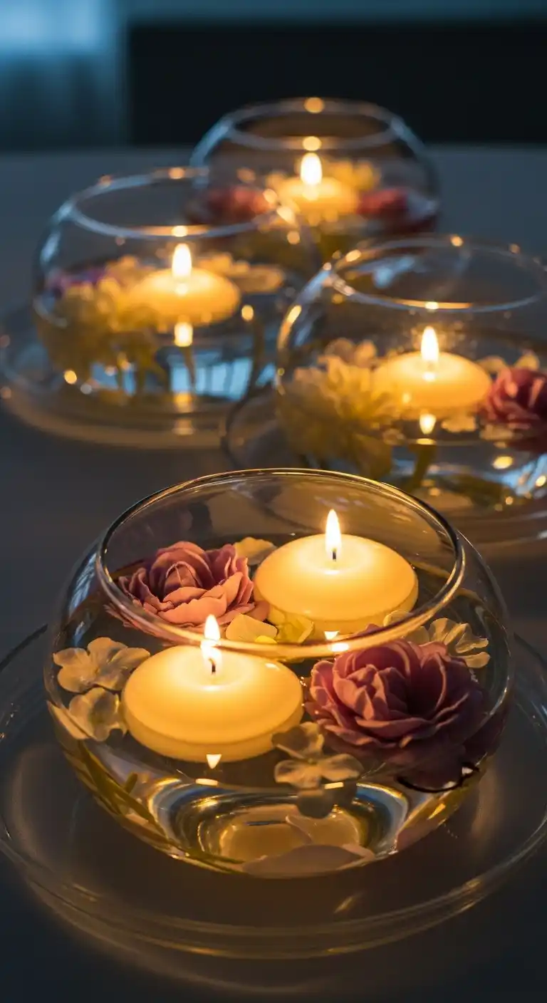 17 DIY Wedding Decorations That Wow Your Guests 21 17. DIY Floating LED Centerpieces