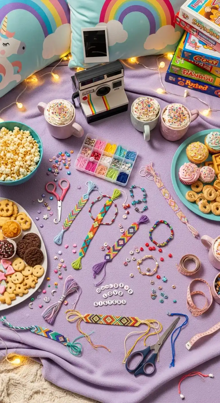 17 Easy Girls Sleepover Party Ideas for a Memorable Night 21 17. DIY Friendship Bracelets