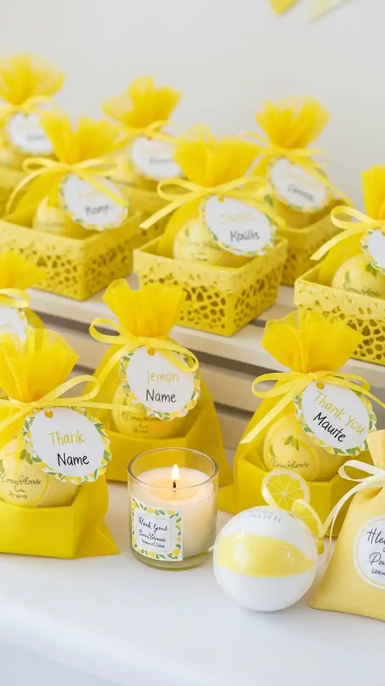 Lemon Themed Party Ideas: 23 Ways to Celebrate in Style 21 17. Lemon-Infused Scented Party Favors