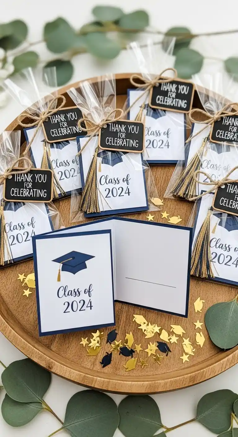 21 DIY Graduation Party Favors That Wow Your Guests 21 17. Personalized Photo Cards