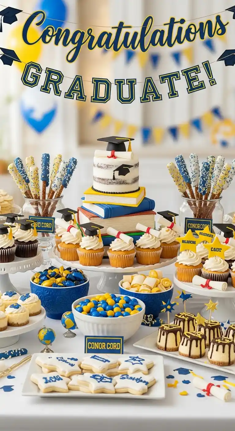 College Graduation Party Ideas: 23 Fun Ways to Celebrate 22 18. Themed Dessert Table Experience