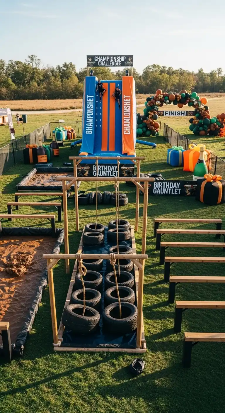 Birthday Party Themes for Men: 19 Fun Ideas 23 19. High-Energy Obstacle Course Challenge