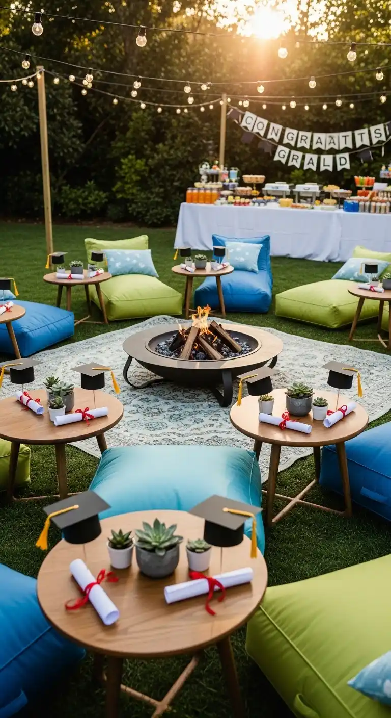Throw a Memorable Graduation Party: 23 Fun Ideas 23 19. Prepare a Unique Seating Layout