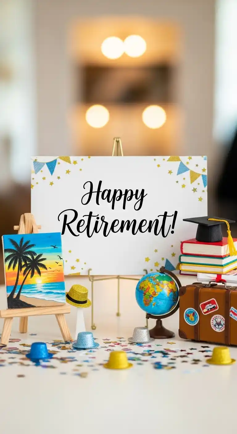 Retirement Party Decorations: 21 Stylish Ideas to Try 6 2. Retirement-Themed Welcome Sign