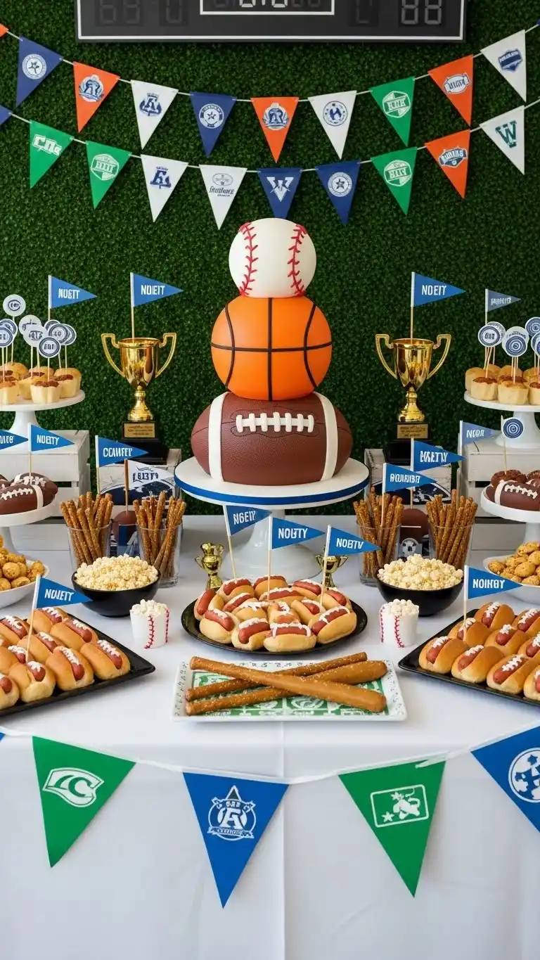 19 Fathers Day Party Themes for a Memorable Day 6 2. Sports Fan Celebration Theme