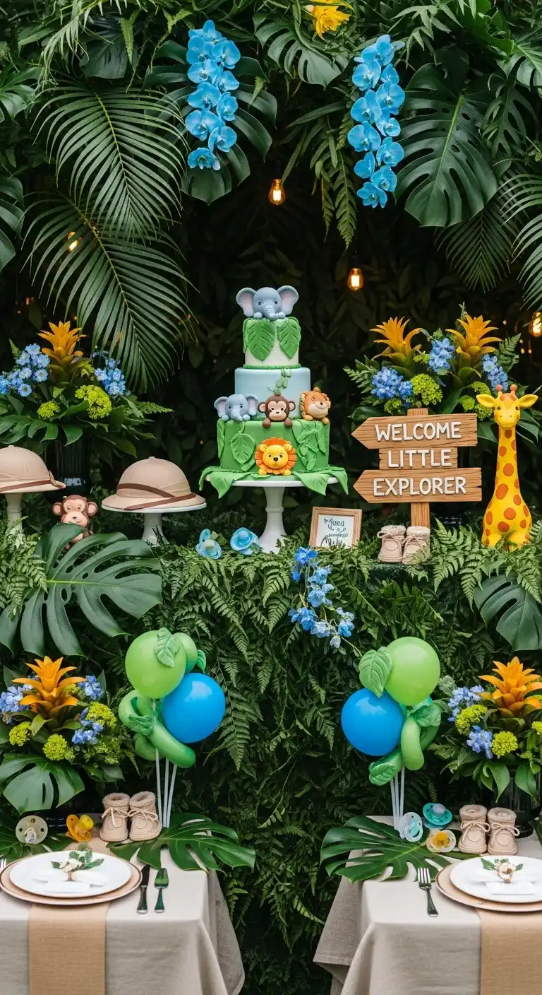 Boy Baby Shower Themes: 21 Unique Ways to Throw a Party 24 20. Jungle Baby Theme