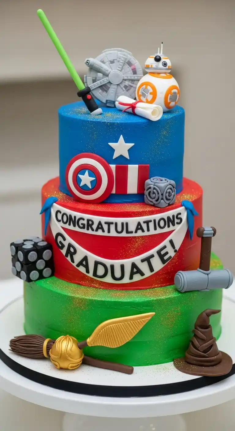 Graduation Cake Ideas: 27 Sweet & Stylish Picks 28 24. Pop Culture Graduation Cake