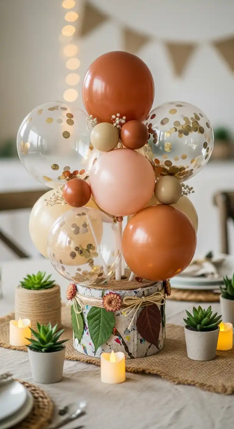 25 Stunning DIY Balloon Centerpiece Ideas on a Budget 29 25. Eco-Friendly Biodegradable Balloon Centerpiece Idea