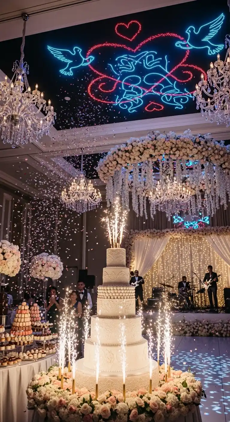 Extravagant Wedding Ideas: 25 Luxe & Stunning Inspirations 29 25. Surprise Entertainment Moments to End the Night