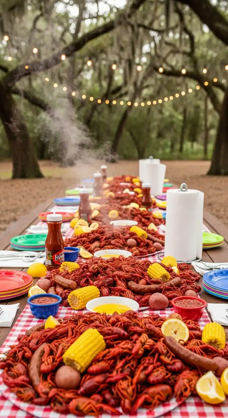 Seafood Boil Party Ideas: 27 Coastal-Inspired Fun Touches 8 4. Louisiana Crawfish Boil Celebration