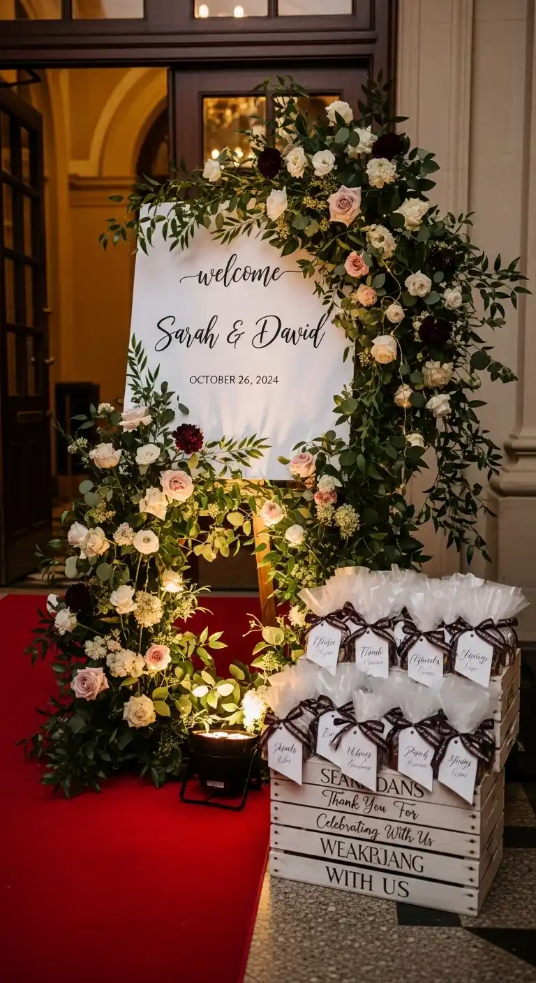 Extravagant Wedding Ideas: 25 Luxe & Stunning Inspirations 8 4. Personalized Guest Arrival Experiences