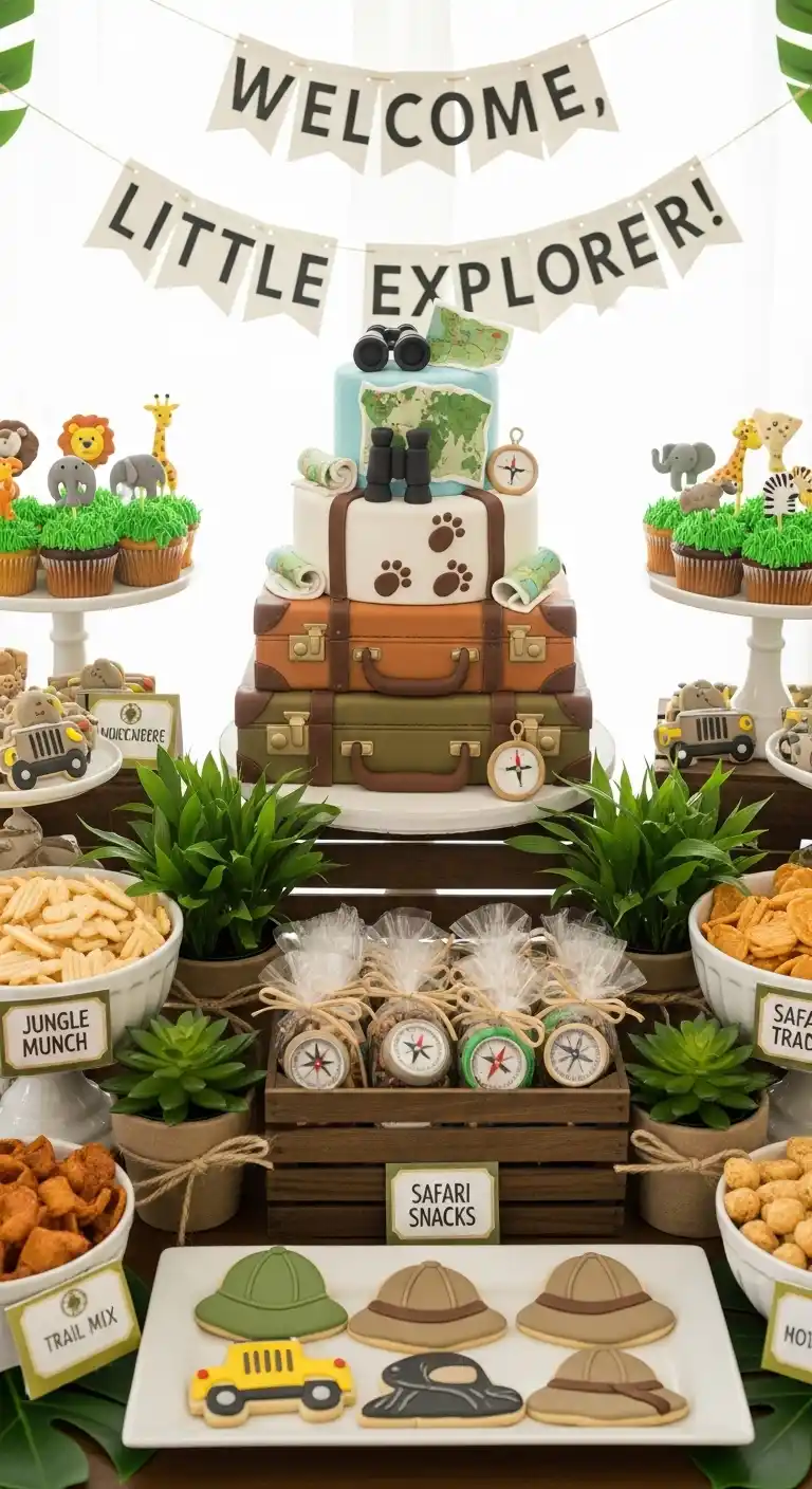 Boy Baby Shower Themes: 21 Unique Ways to Throw a Party 8 4. Safari Explorer Theme
