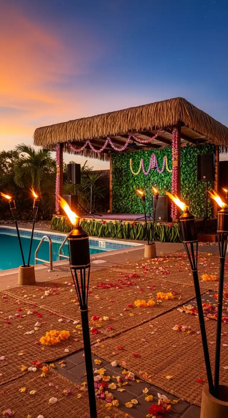 Hawaiian Birthday Party Ideas for Adults: 25 Fun Themes 9 5. Hawaiian-Style Poolside Luau