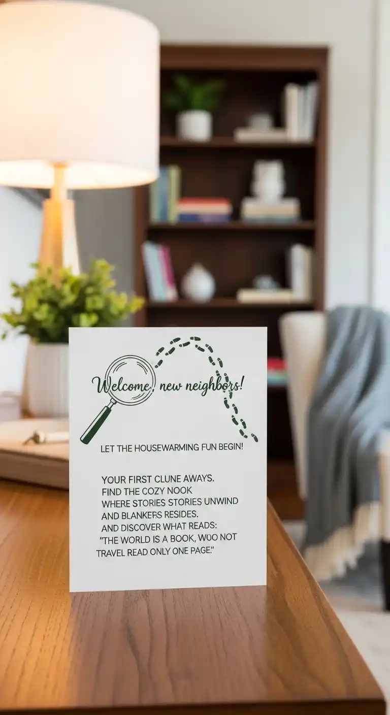 Housewarming Party Ideas: 19 Creative Ways to Celebrate 9 5. Home Tour Scavenger Hunt