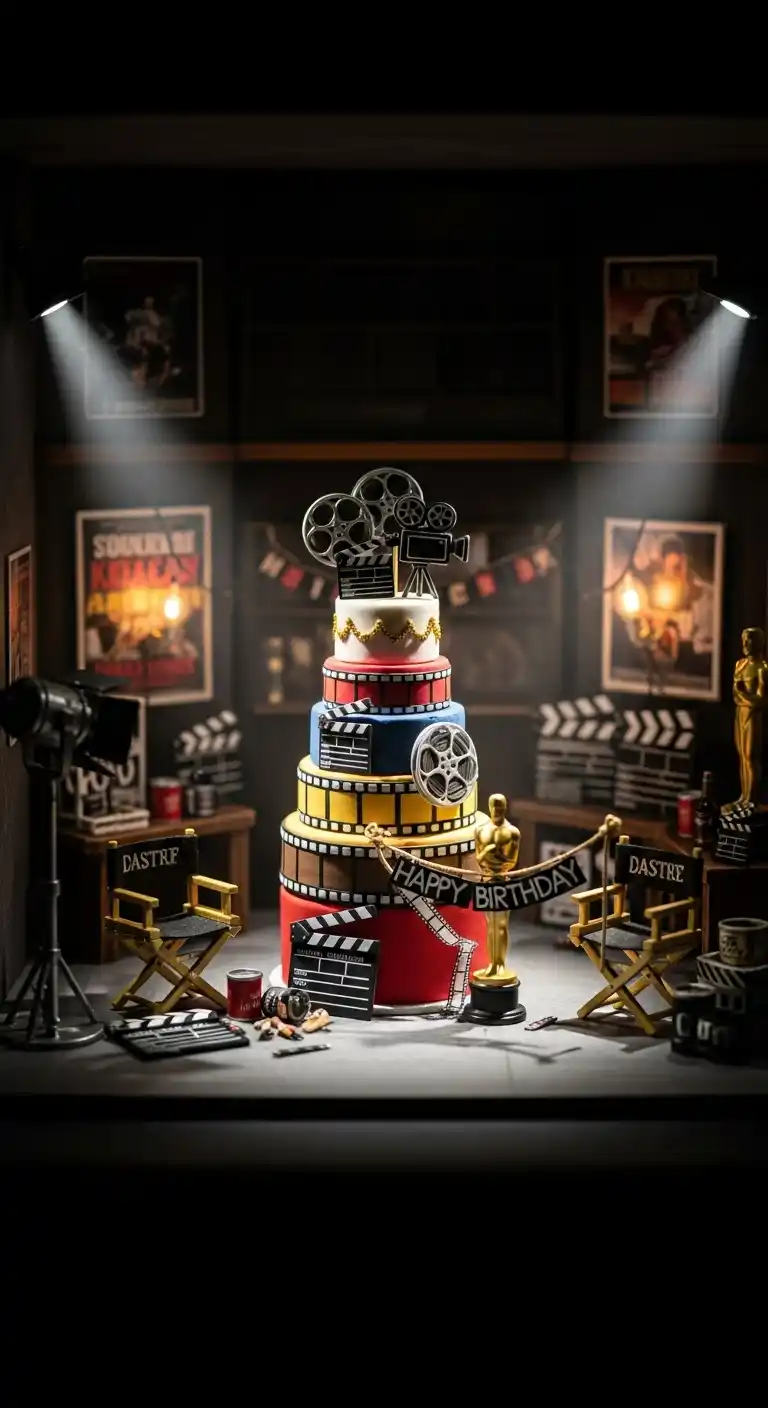 Birthday Party Themes for Men: 19 Fun Ideas 9 5. Movie Director’s Studio Party
