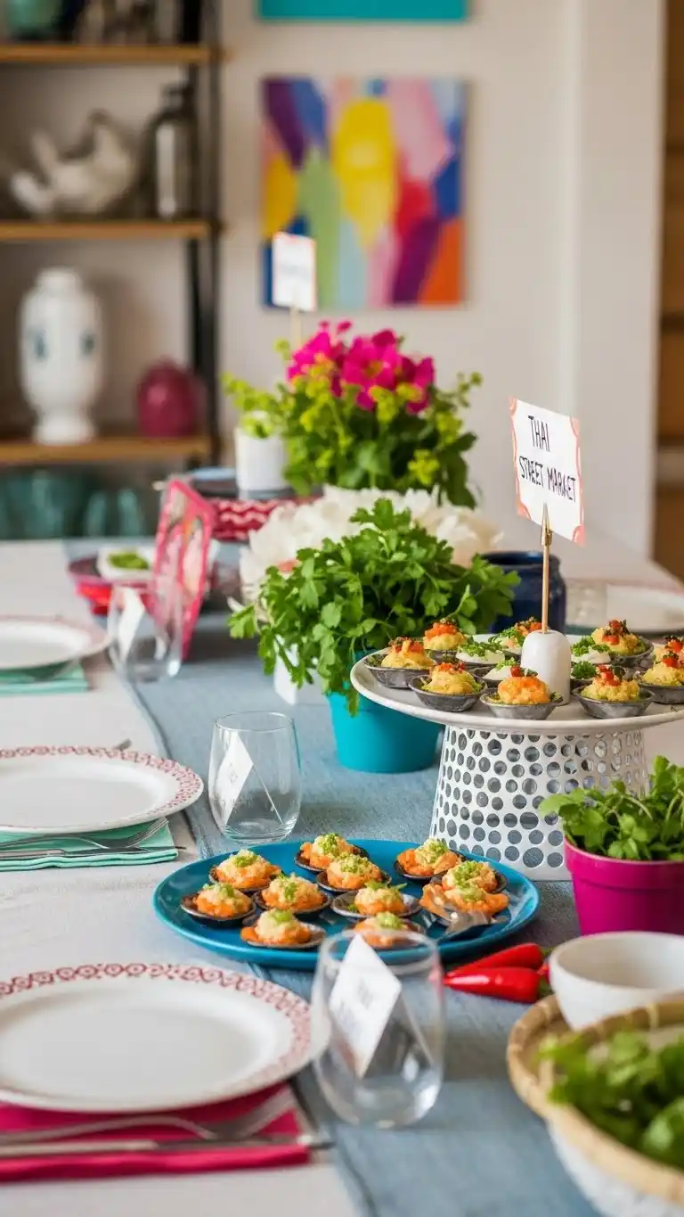 23 Dinner Party Theme Ideas That Make Every Night Special 9 5. Thai Street Market Dinner Party Theme