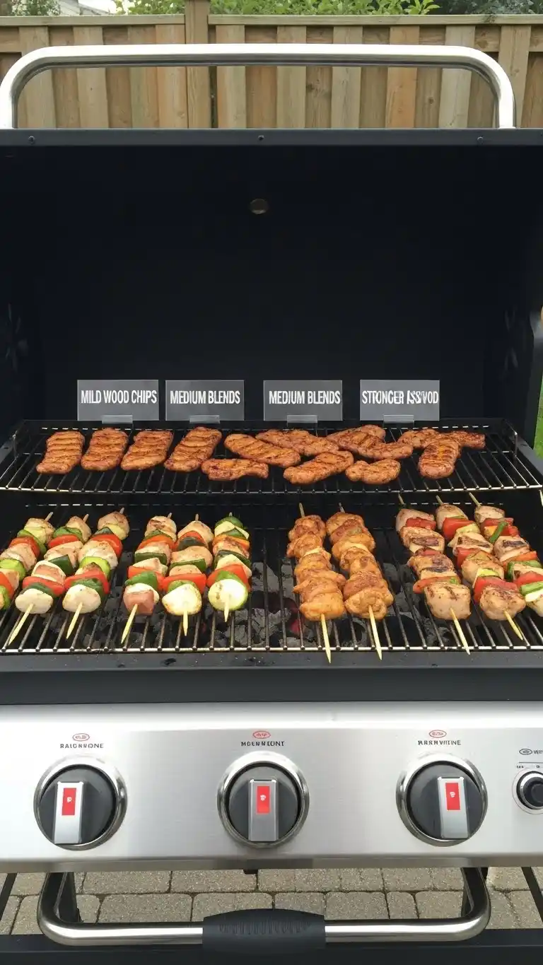 17 Fun Backyard BBQ Party Ideas for a Memorable Day 10 6. Backyard BBQ Party Ideas Featuring a Charcoal and Wood Flavor Tasting Zone