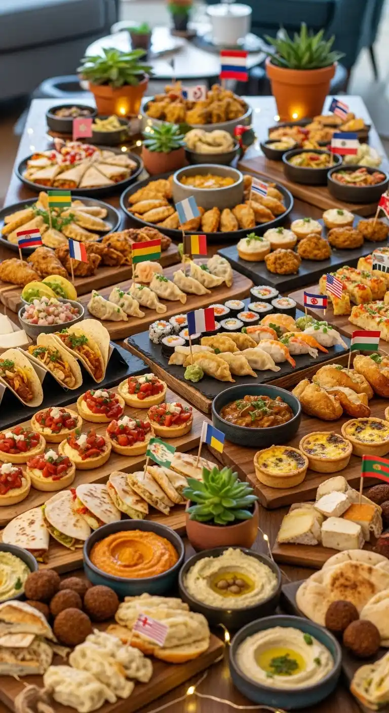 Housewarming Party Ideas: 19 Creative Ways to Celebrate 10 6. Cultural Cuisine Tasting Table