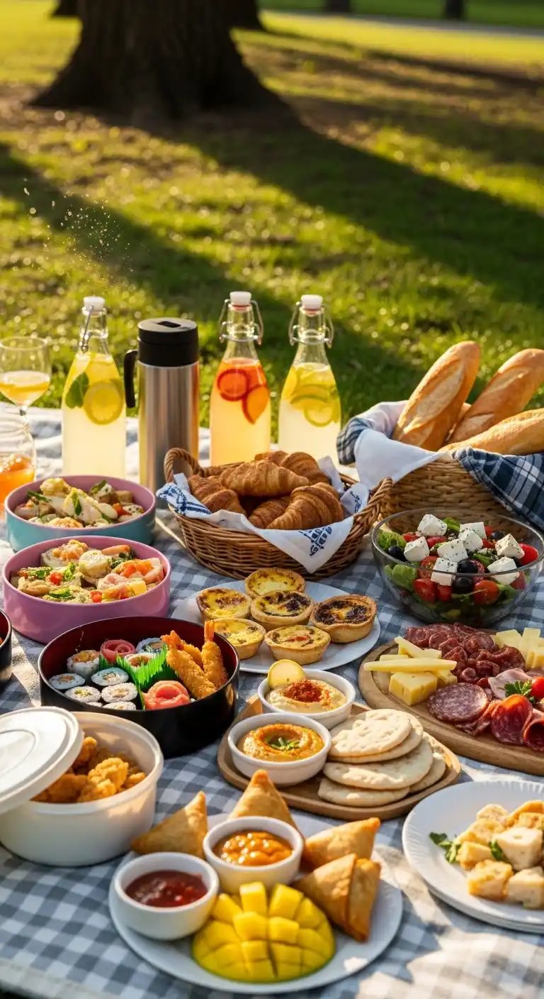 23 Easy Picnic Party Ideas to Try Now 10 6. International Cuisine Picnic